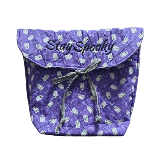 Quilted Handbag with Bow