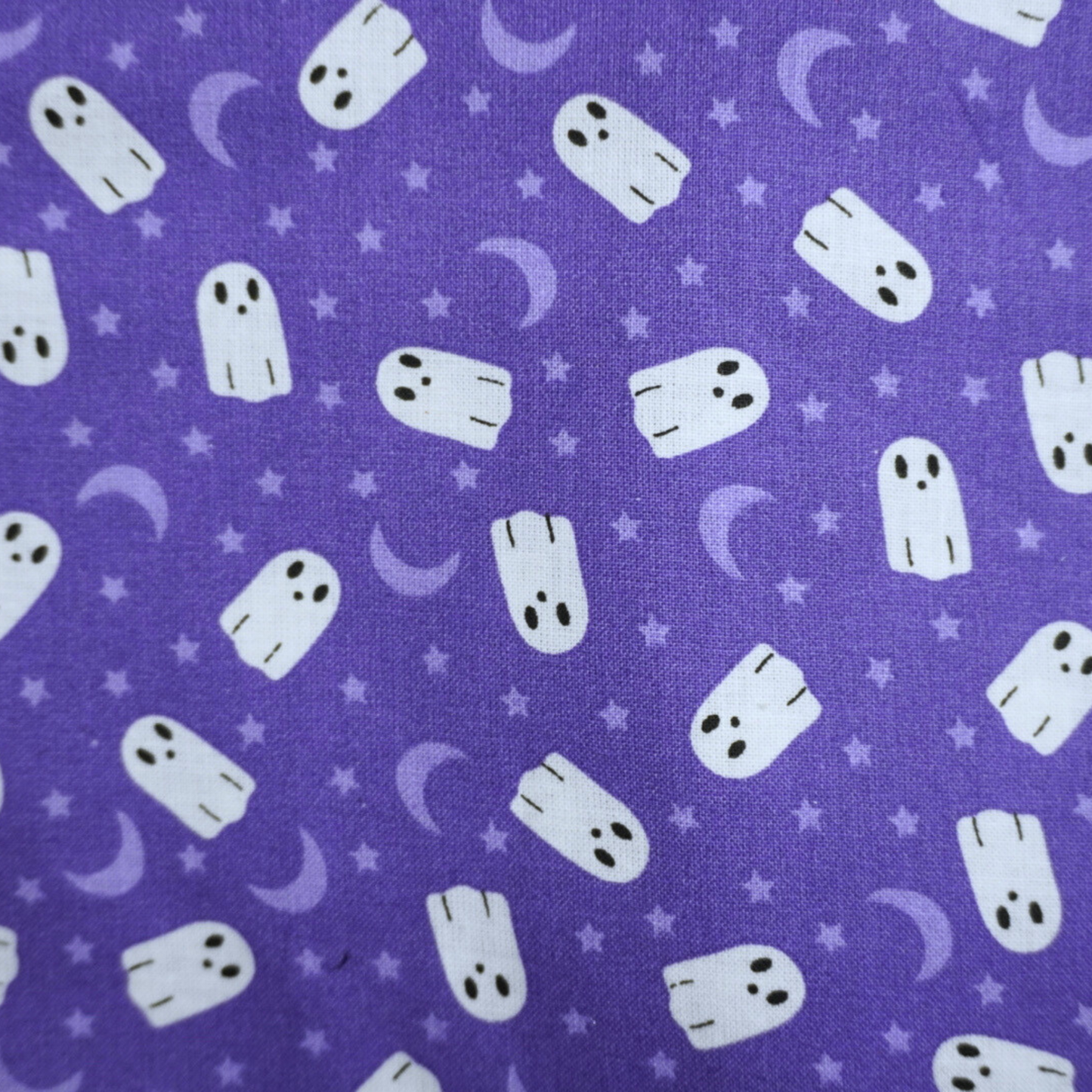 Purple Ghost Print Fabric