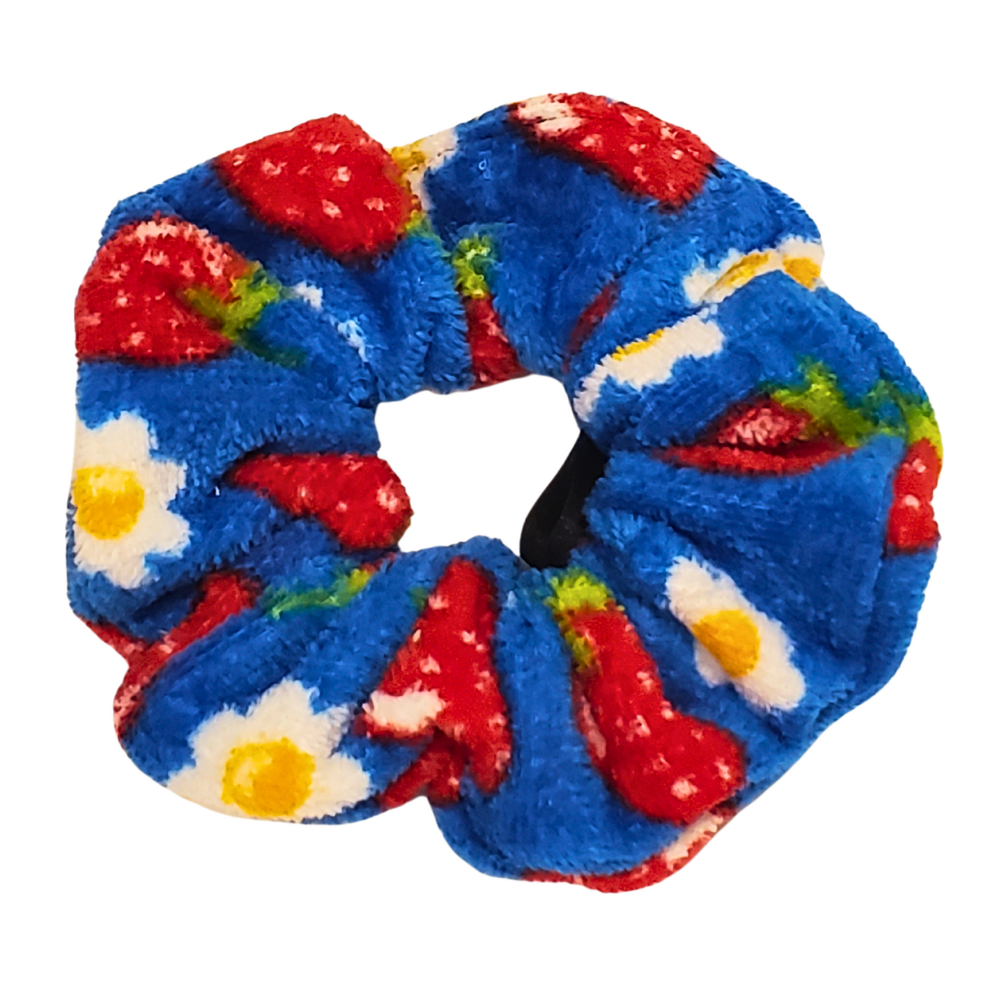 Strawberry and Flowers Towel Scrunchow