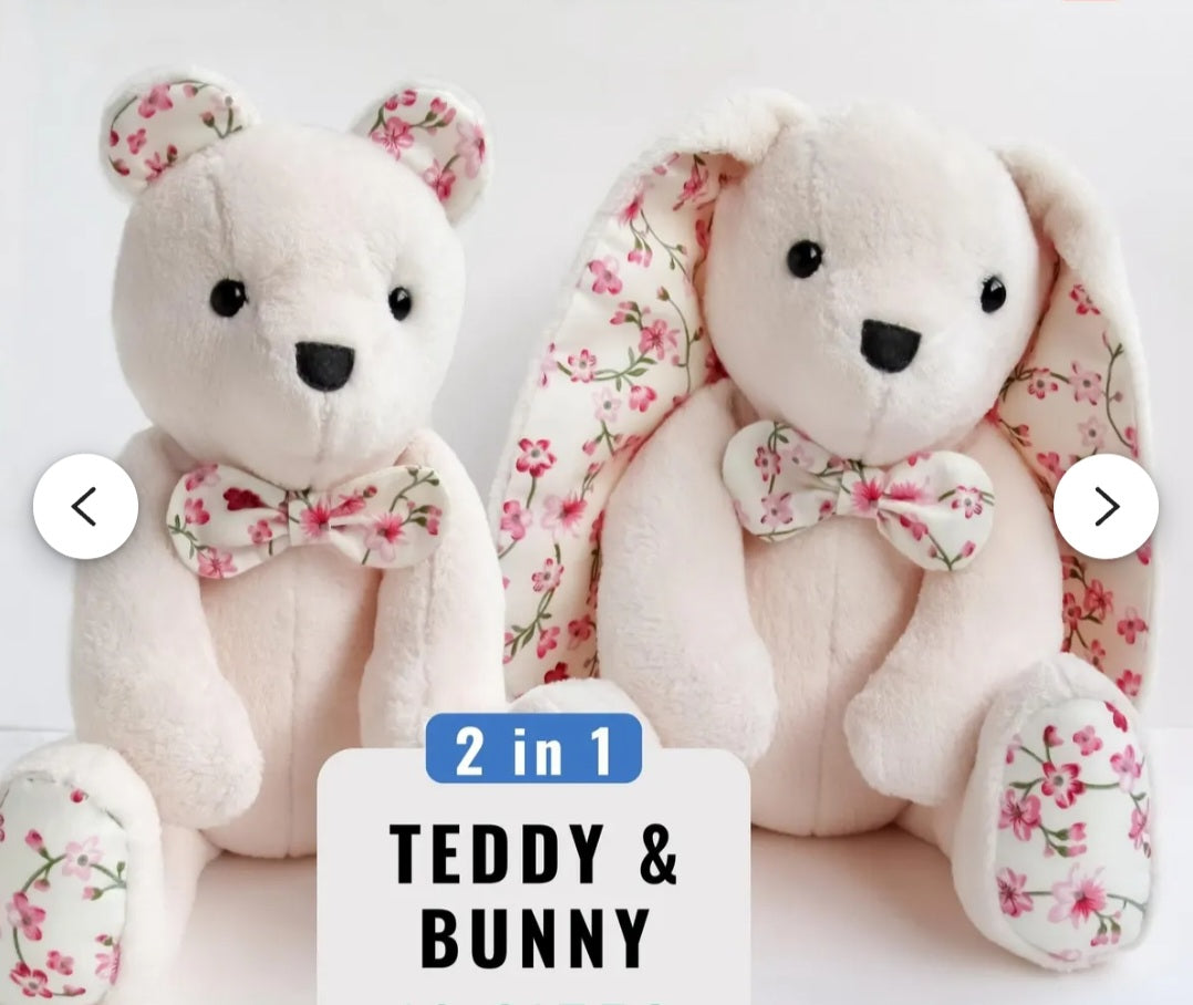 Teddy Bears Bunny Stuffies - Pre-order