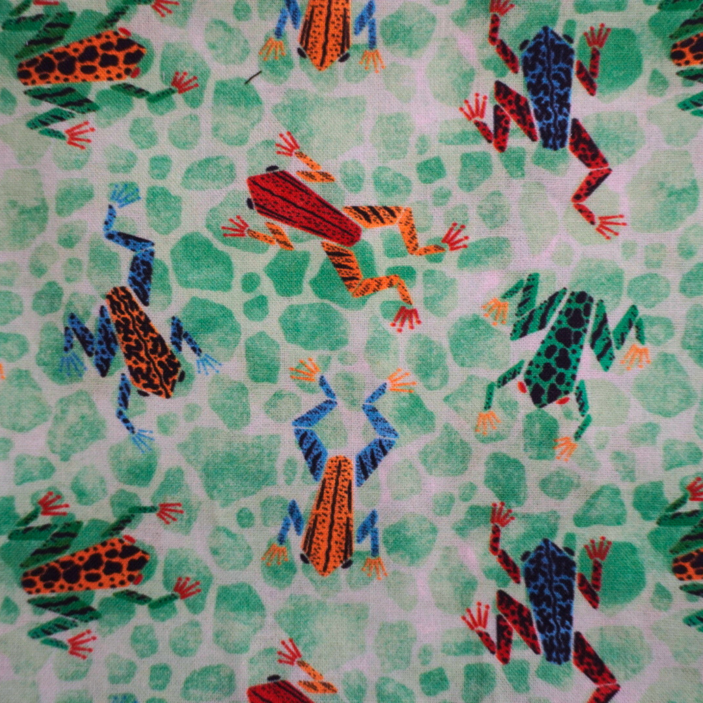 Tropical Frogs Fabric