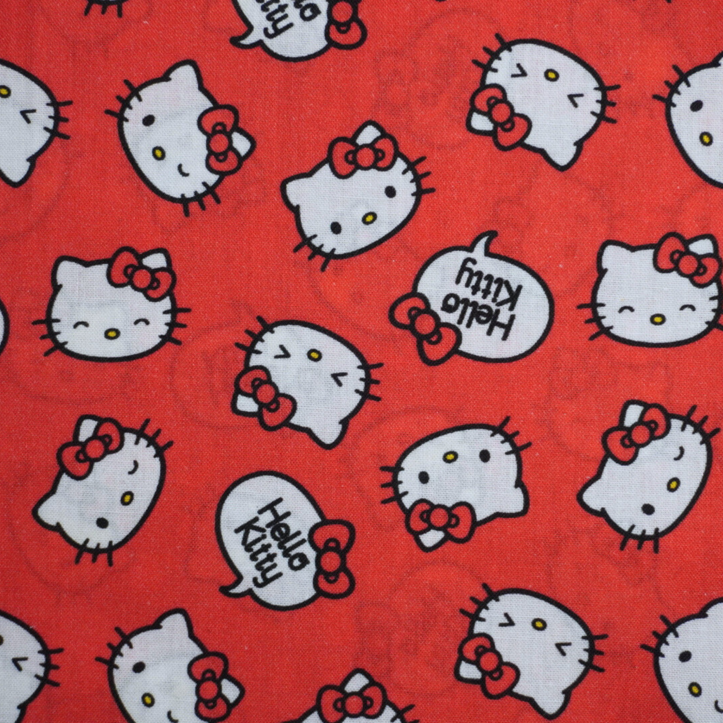 Red Kitty Fabric