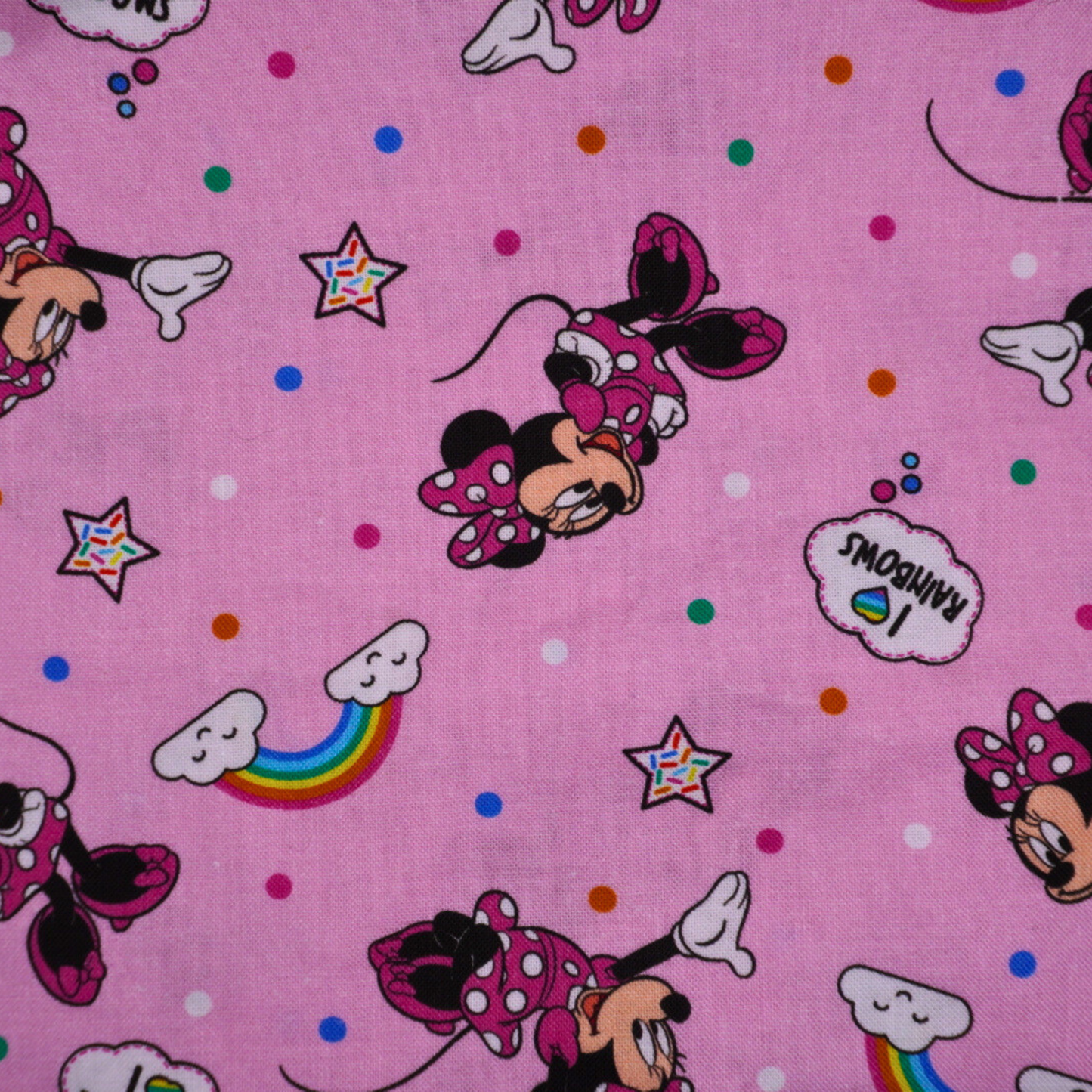 Pink Rainbow Minnie Mouse
