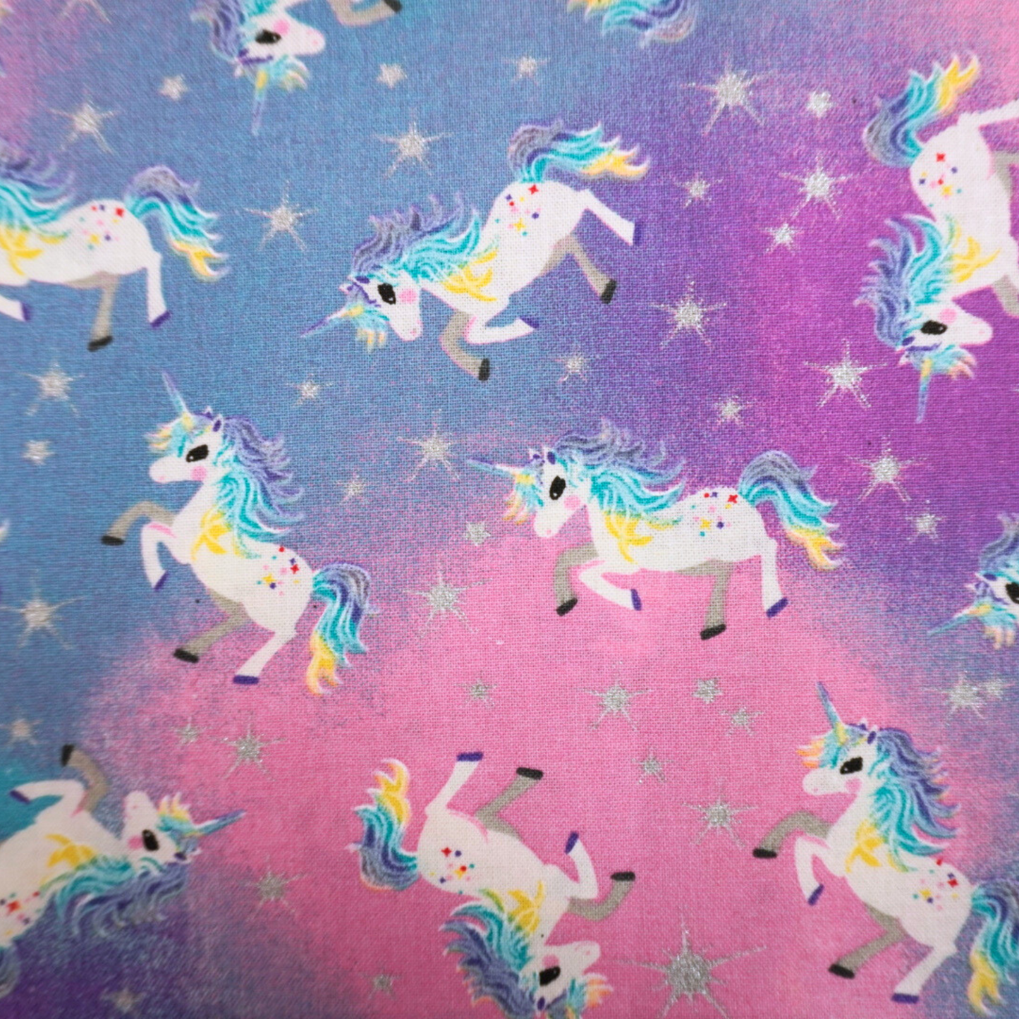 Tie Dye Unicorn Fabric