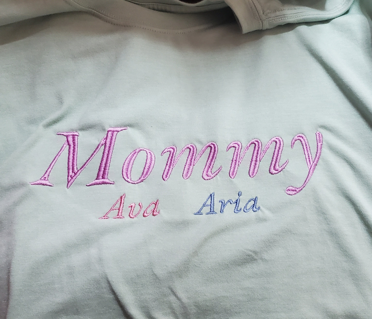 Embroidered Name on T-Shirt