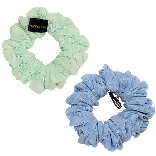 Fluffy Tulle Scrunchies