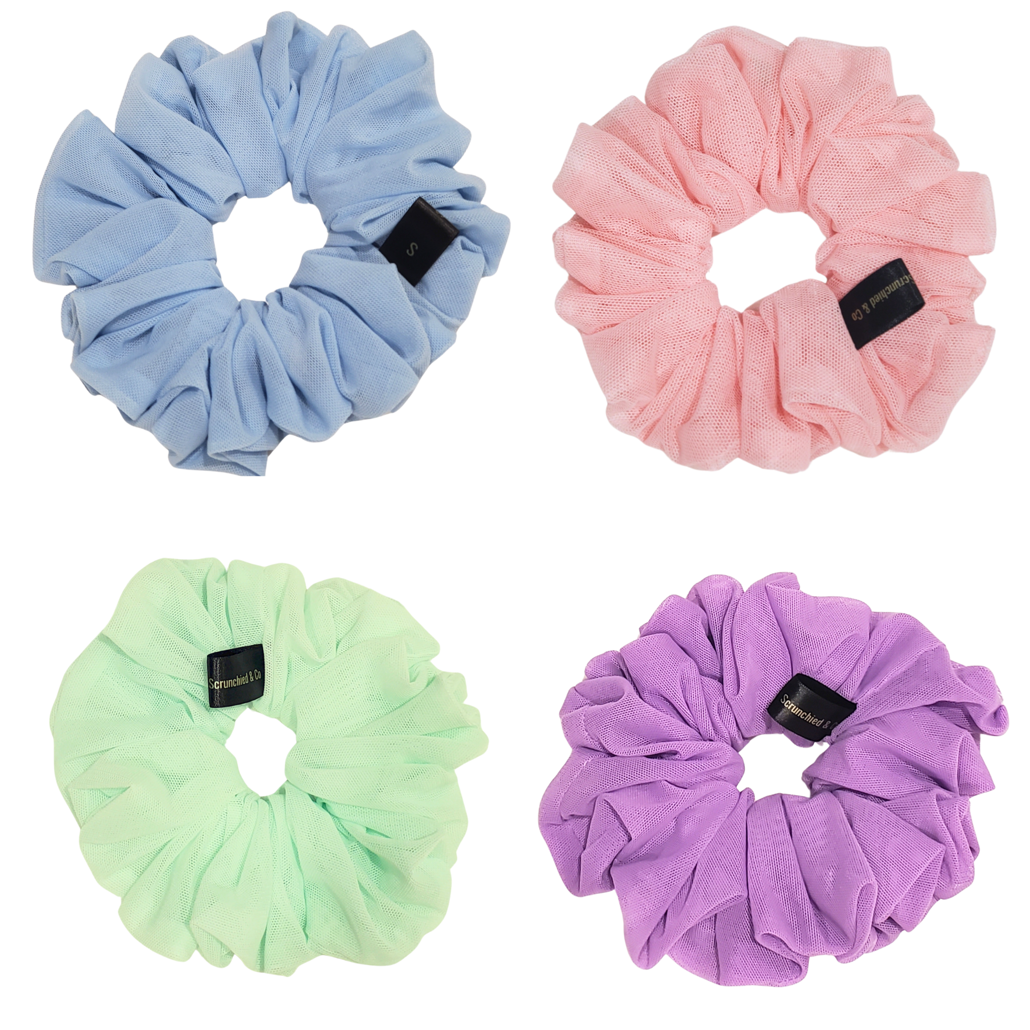 Fluffy Tulle Scrunchies