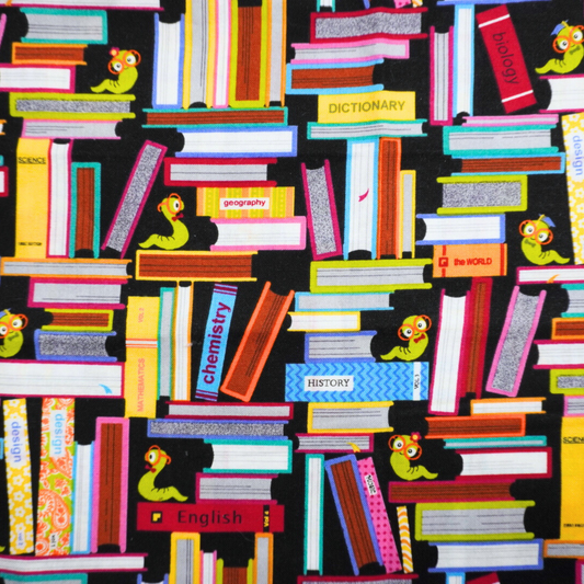 Book Worm Fabric