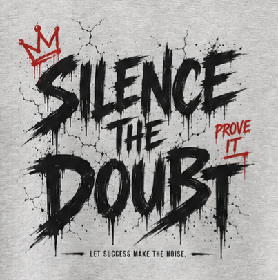 Silence the Doubt Shirt and Crewneck