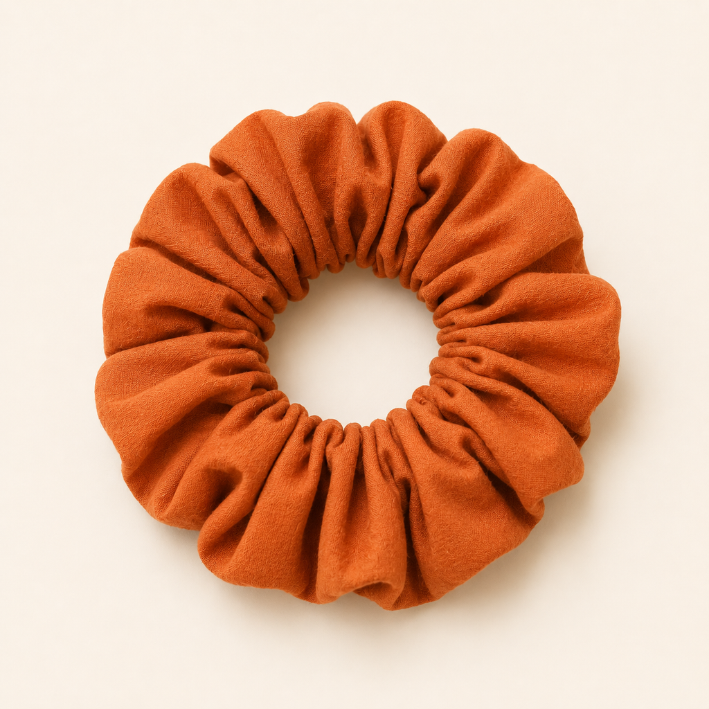 Burn Orange Scrunchies and Bags