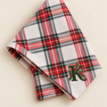 Christmas Letter Embroidered Napkin