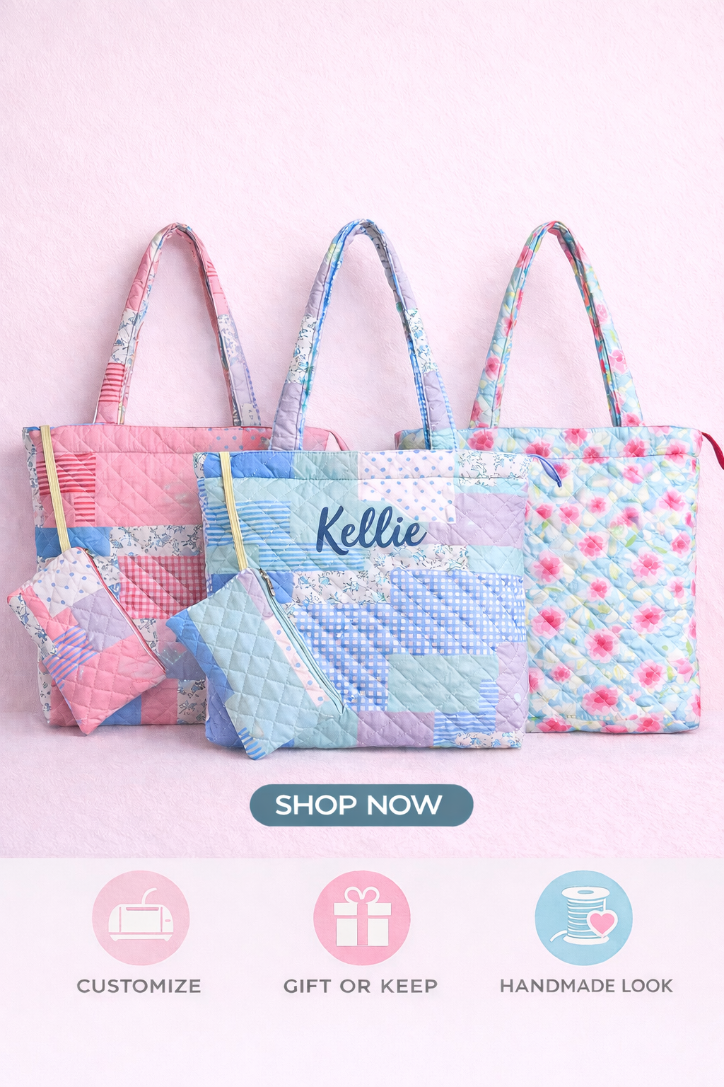 Personalized Quilted Bag