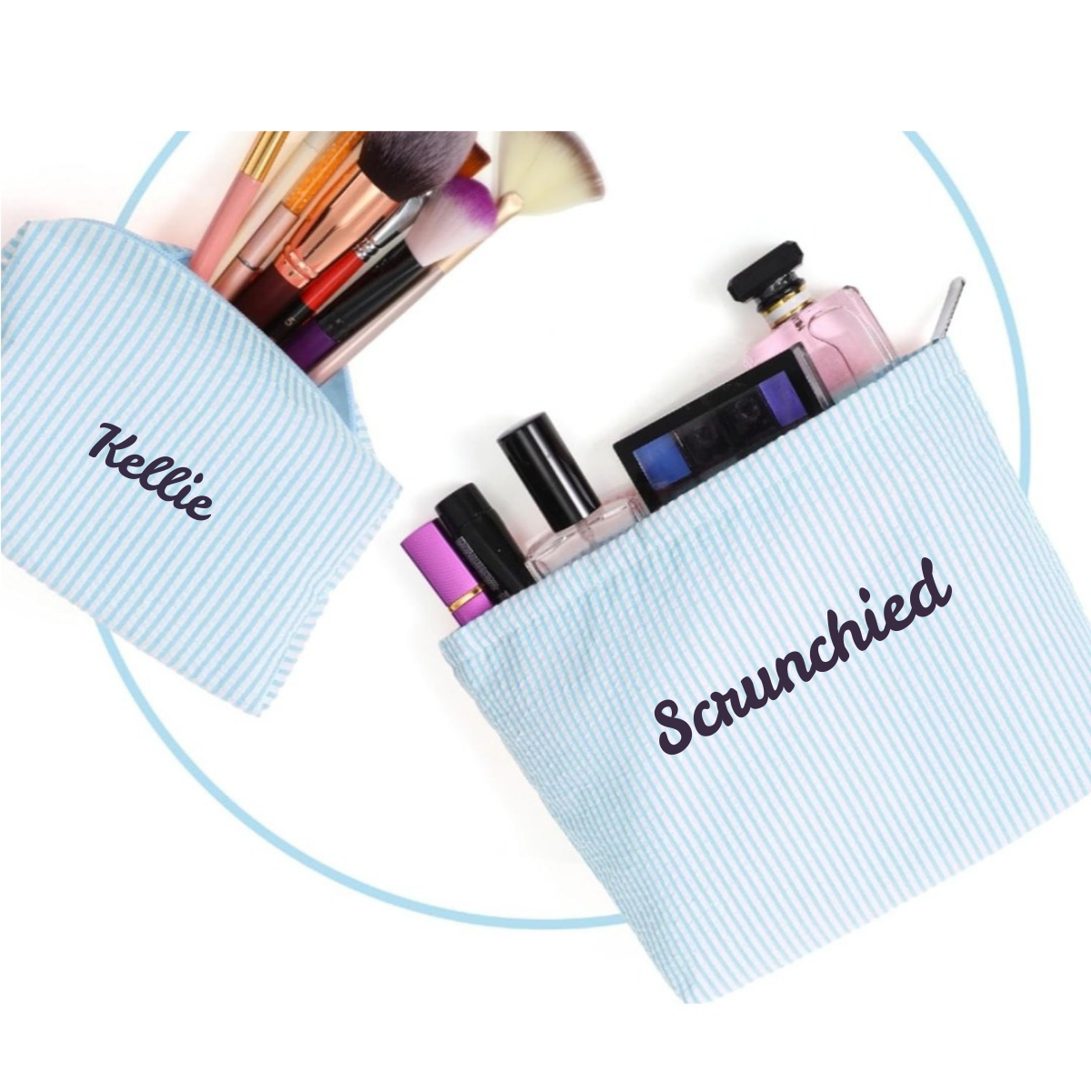 Custom Embroidered Makeup Bags
