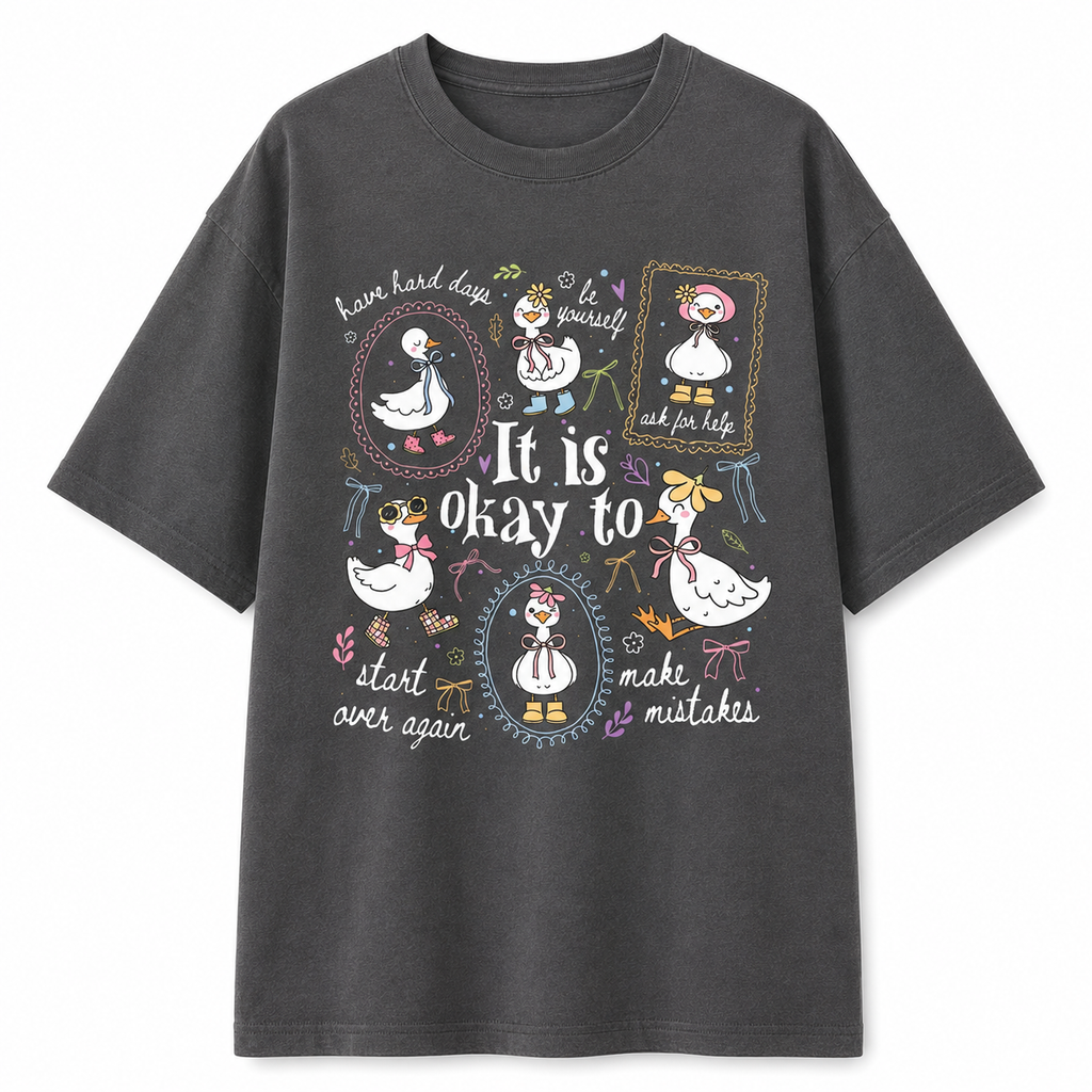 It's Ok To Shirt and Crewneck