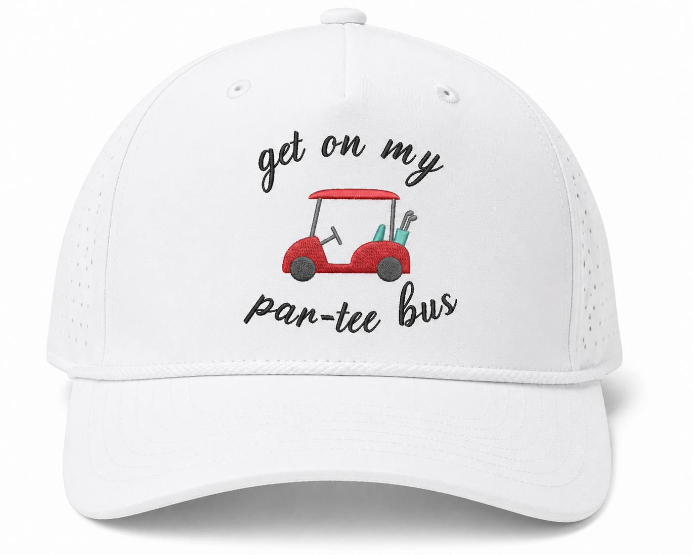 Par-ty Bus  Embroidered Hat