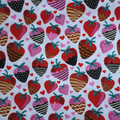 Chocolate Strawberries Fabric