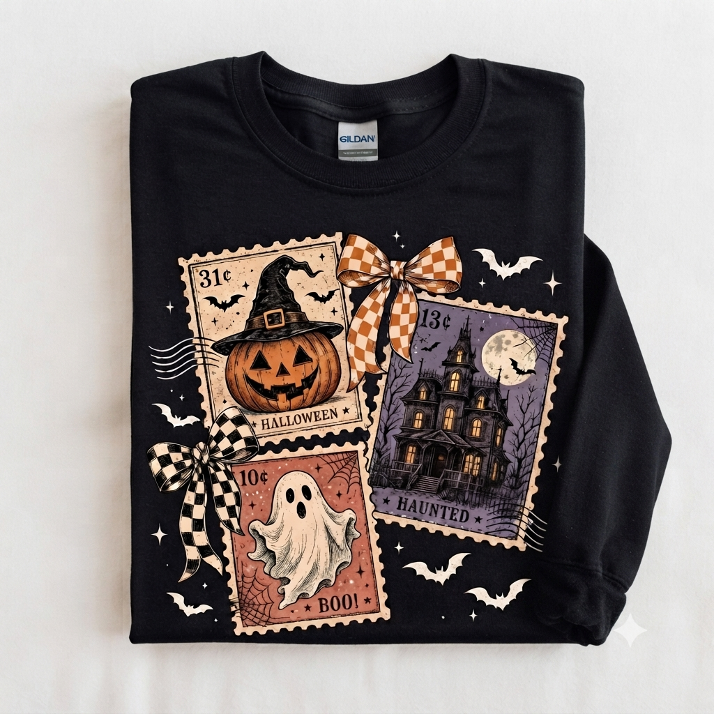 Post Stamps Crewneck and Sweatshirt