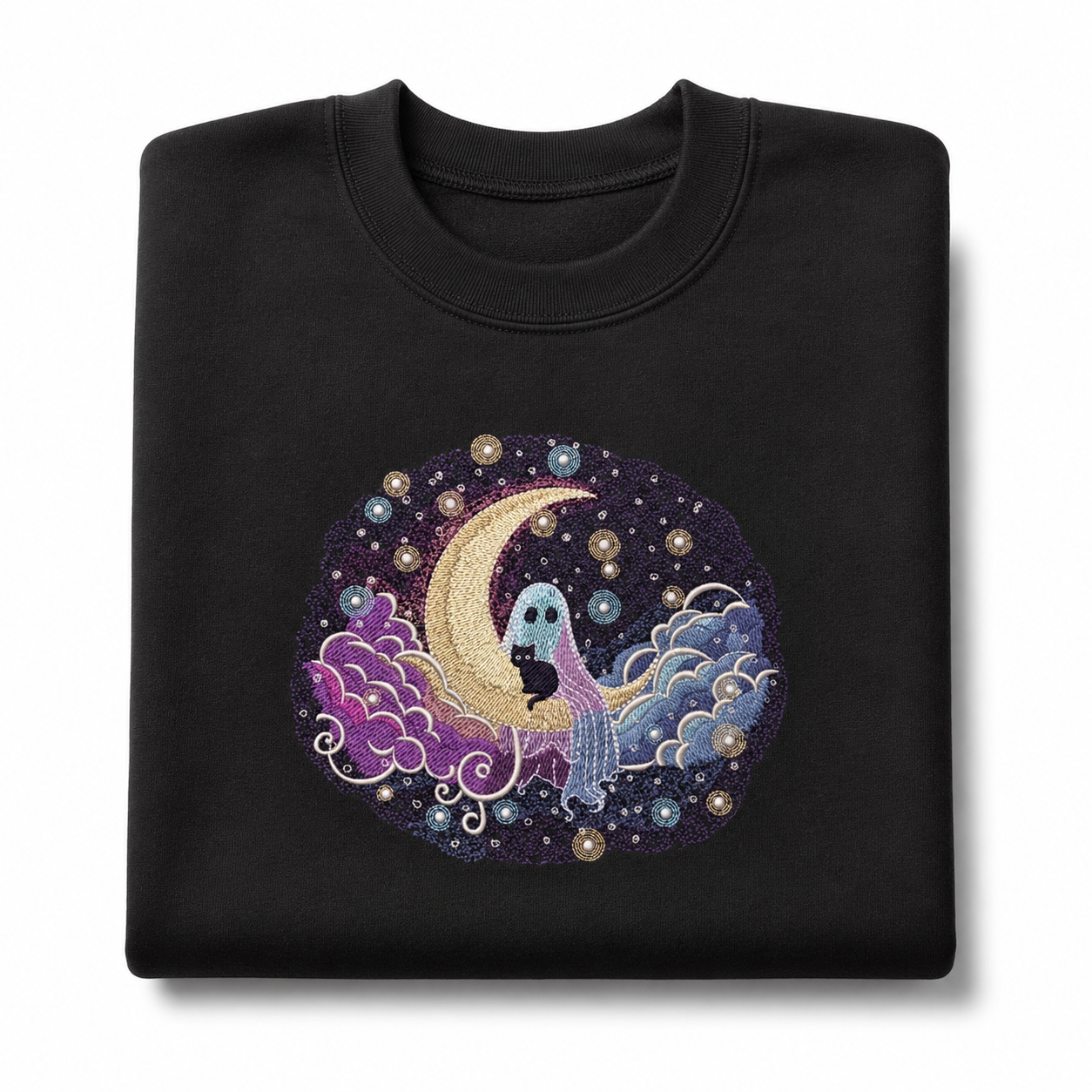 Stary Ghostly Night Shirt and Crewneck
