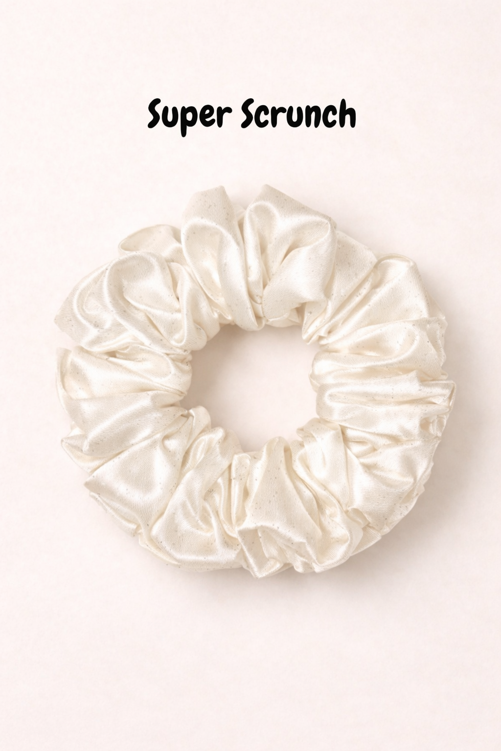 White Diamond Scrunchies