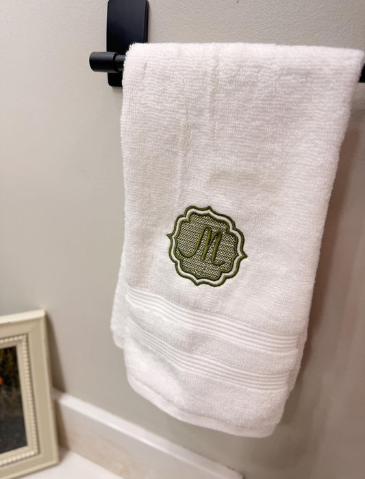 Ultra Plush and Elegant Monogramed Towels