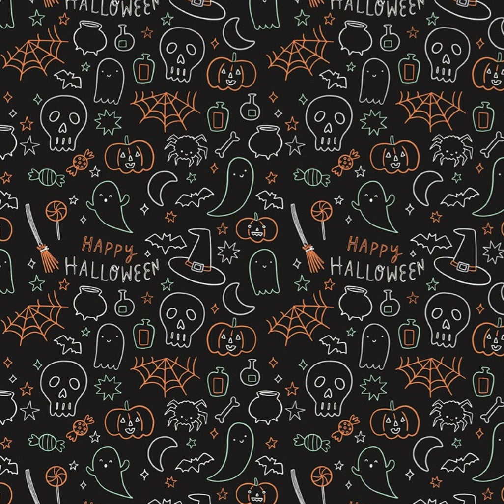 Electric Spook- Glow in the Dark - Ruffle Placemat