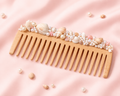Mermaid Bamboo Comb With Shell Details