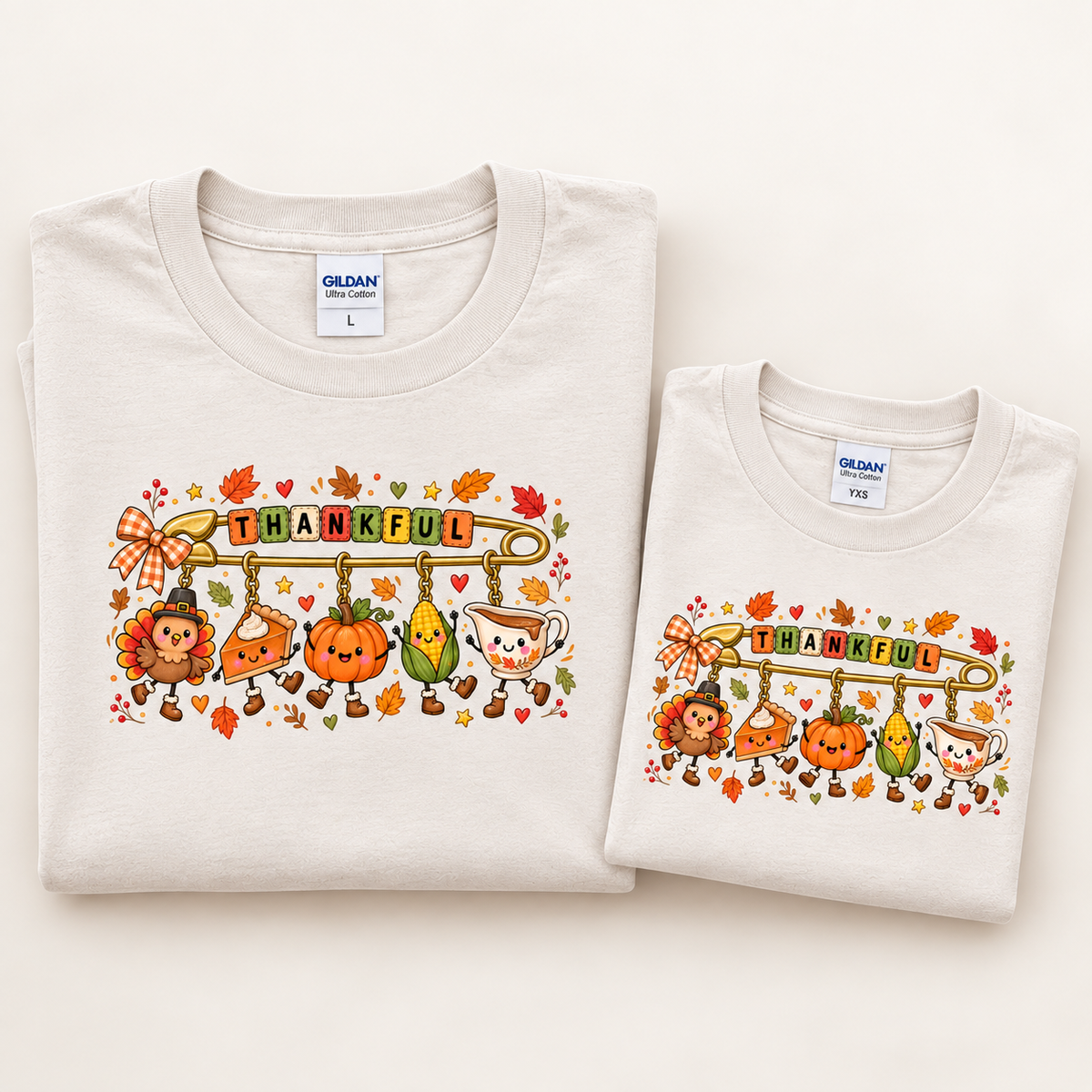 Thankful Charms Shirt and Crewneck