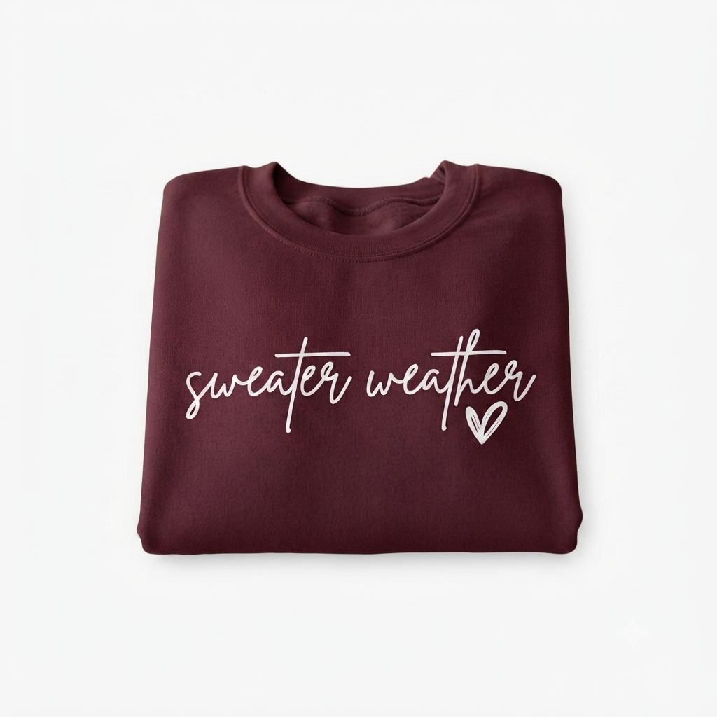 Sweater Weather Crewneck and Sweatshirt