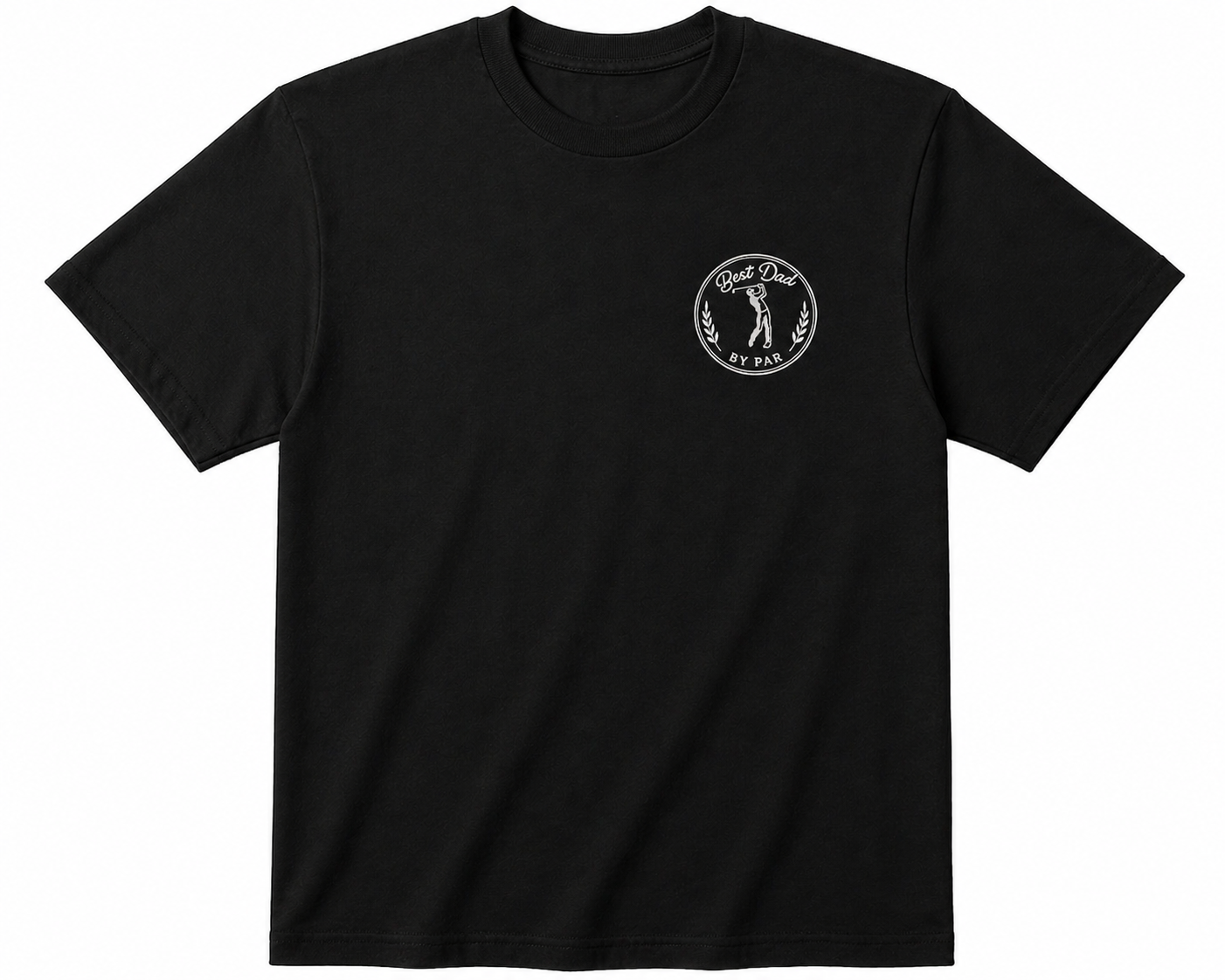 Best Dad By Par Embroidered Shirt