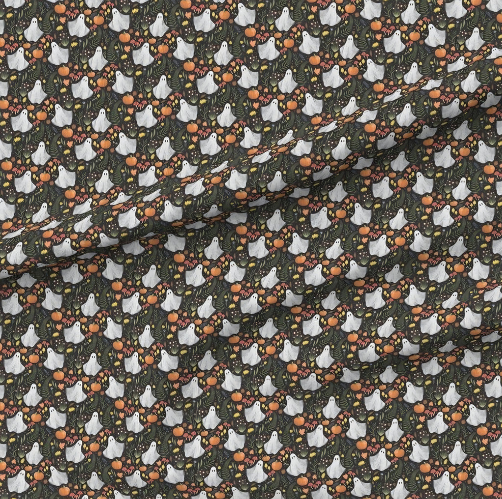 Double sides Ruffle Table Runner - Fall Ghosts Sets
