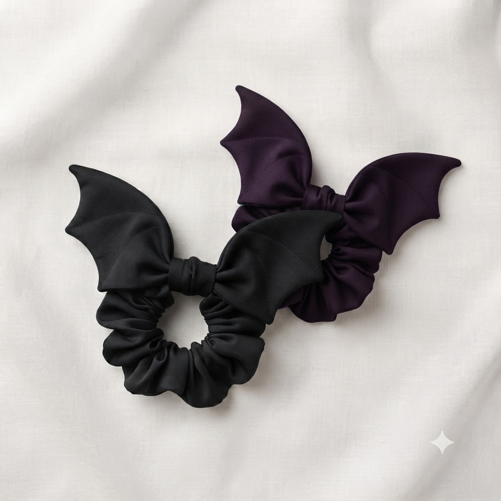 Bat Wing Scrunchies