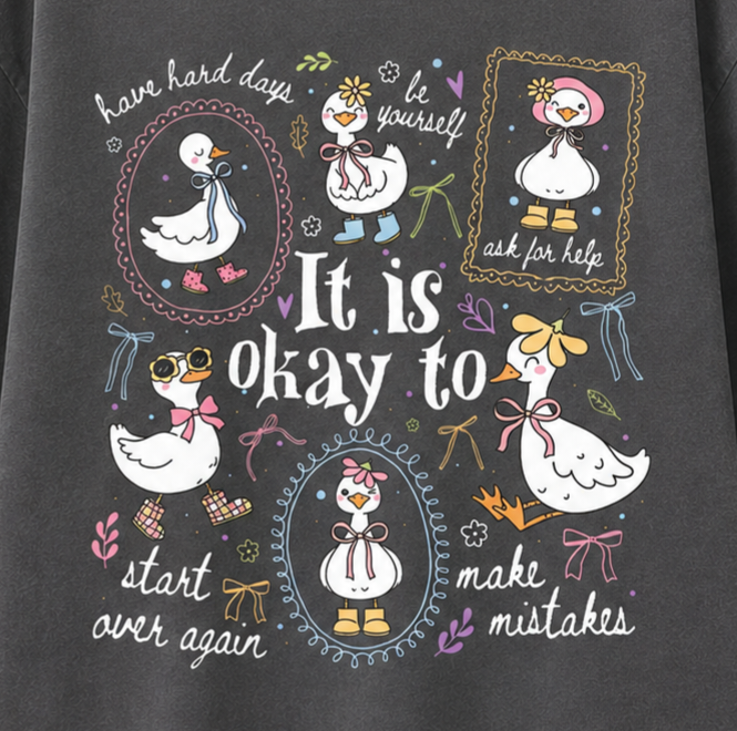 It's Ok To Shirt and Crewneck