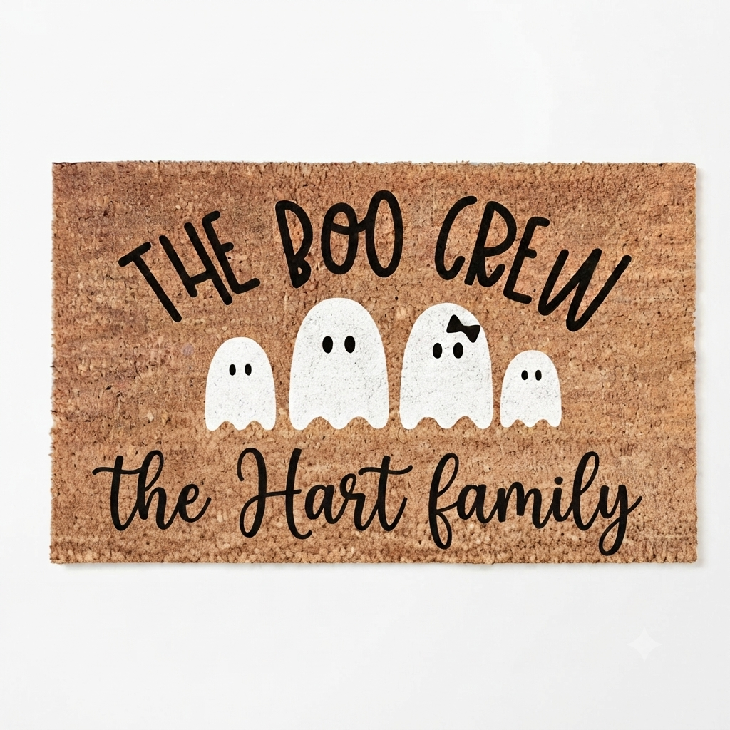 The Boo Crew family doormat