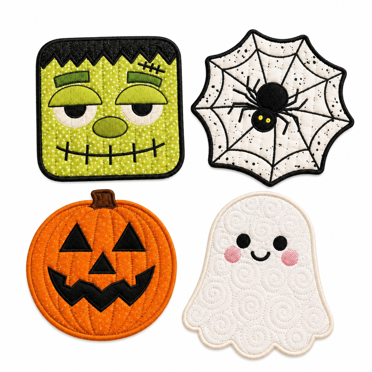 Halloween Coasters and Candle Mat
