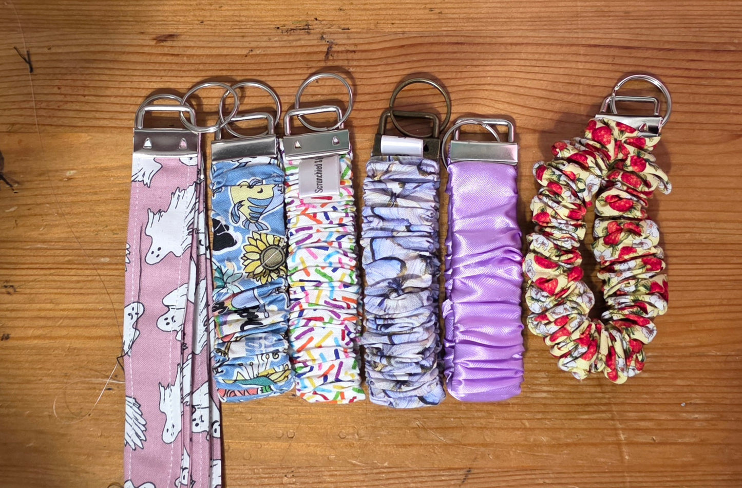 Scrunchie Key Chains