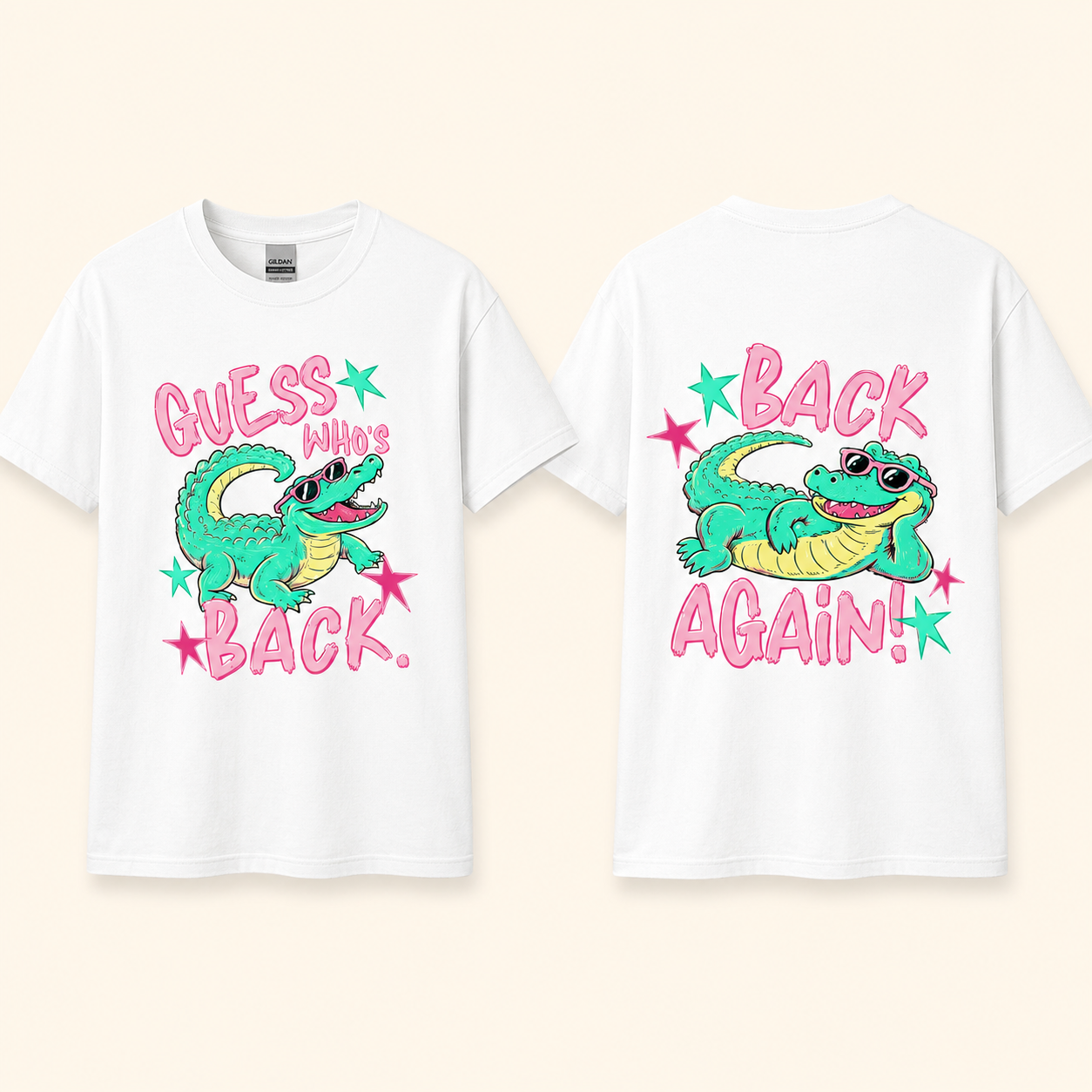 Guess Who's Back Double Sided Shirt