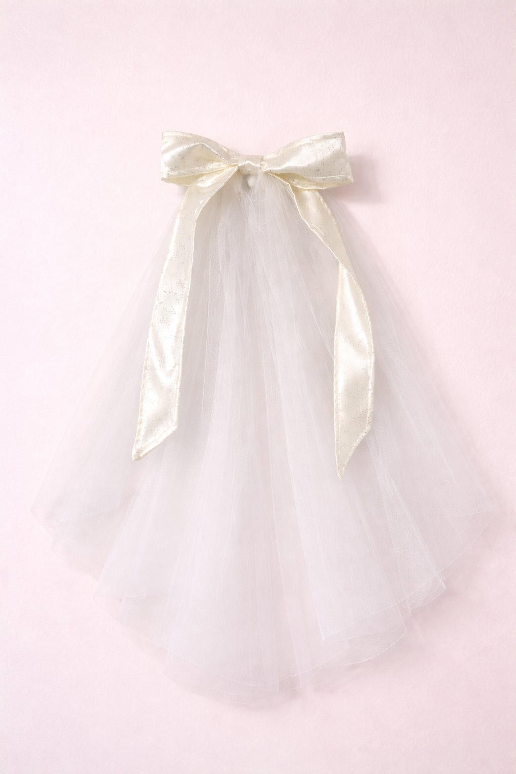 Bow Veil Hair Clip