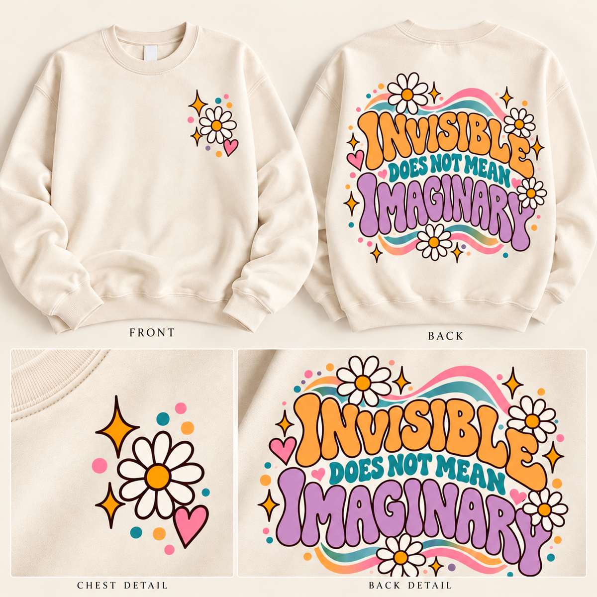 Not imaginary  and Crewneck
